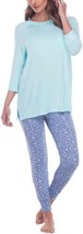 Honeydew Womens Solid Pajama Top Only,1-Piece Size Medium Color Aqua - £19.44 GBP