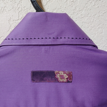 Deluxe Collection | Men's Purple Long sleeve Button down Casual Shirt | Sz. 3 image 5