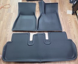 XPE Floor Mats Liners (Black) for 2021-2023 Tesla Model S - Complete Set - £139.52 GBP