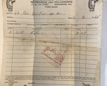 1965 Lee Rodgers Tire Company Birmingham Order Form Invoice Alabama Vint... - $5.93