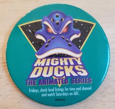 Disney&#39;s Mighty Ducks The Animated Series Wildwing Promo 3&quot; Pinback - £4.68 GBP