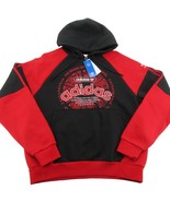 Adidas Originals Trefoil Fleece Hoodie Men&#39;s Size XL Black Red NEW IL4701 - £39.10 GBP