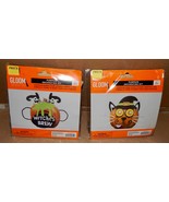Halloween Craft Pumpkin Decorating Kits 2 Each Cat &amp; Witches Brew Foam 169T - $7.45 CAD
