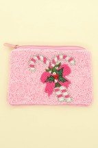 Holiday Theme Seed Beaded Coin Bag - $29.35
