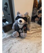 Vintage 1999 HARLEY DAVIDSON Rocky  RACCOON 6&quot; Beanbag Plush Toy With Tag - $13.86