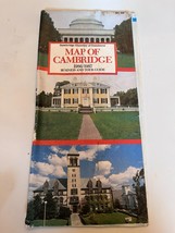 Cambridge MA Map 1986-1987 MIT Harvard - $17.50