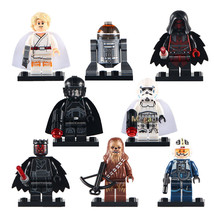 8pcs/set Star Wars Darth Maul Revan Luke Skywalker R2-Q5 Chewbacca Minifigures - £13.53 GBP