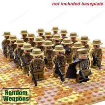 21pcs/set WW2 Military UK Army Britain Troops Soldiers Minifigures Block Toys Gi - $59.86