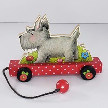 Mary Engelbreit Henry Scottie Dog Decorative Pull Toy Scottish Terrier HTF - $89.99