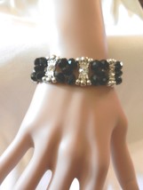 NeW!! Exquisite Ladies&#39;  Charming  Beads Stretch Rhinestones Sparkle  Bracelet  - £4.00 GBP