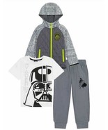 DISNEY STAR WARS ~ Three (3) Piece Set ~ Jacket ~ Tee ~ Joggers ~ Boys&#39; ... - $51.15 CAD