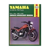 Yamaha Xj 650 and Xj 750 Fours Owners Workshop Manual, No. M738: &#39;80-&#39;84 Shoemar - $59.00