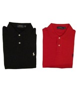 POLO RALPH LAUREN SOFT TOUCH INTERLOCK 100% COTTON BLACK YELLOW RED BLUE... - £70.89 GBP+