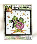 Design Works Counted Cross Stitch Kit Dancing Frogs 12 x 12 inches - £8.68 GBP