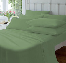15 &quot; Pocket Moss Sheet Set Egyptian Cotton Bedding 600 TC choose Size - £59.94 GBP