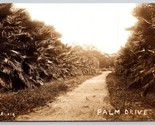 RPPC Sporco Street Vista Palma Guida California Ca Blair Foto Unp Cartol... - $19.40