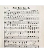 1883 Gospel Hymn Jesus Loves Even Me Sheet Music Victorian Religious ADB... - $19.99