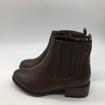 Pierre Dumas Womens Tabby 9  Size 6M brown Booties Western Zip Ankle Boots - $21.68