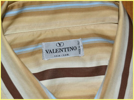 Valentino Sea-Son S Howroom Men&#39;s Shirt Size M *Here With Discount* VA01 T1P - £55.36 GBP