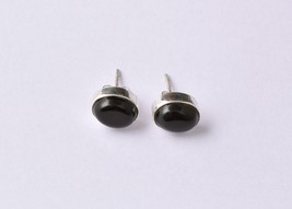 925 Plata de Ley Original Onix Hecho a Mano Dormilonas Joyería Fina Ropa Fiesta - £26.45 GBP