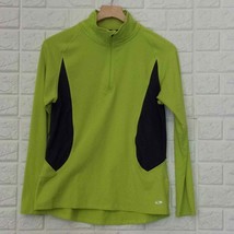 Champion semi fitted long sleeve neon green shirt - £19.81 GBP