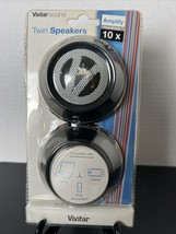 Vivitar Twin Speakers Wired White iPod IPhone Labtop - £4.99 GBP