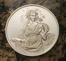 Four Seasons Spring 1 Troy Oz Silver Round .999 BU w/ Protective Capsule - $44.43