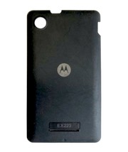 GENUINE Motorola EX223 BATTERY COVER door BLACK cell phone back panel - £3.65 GBP