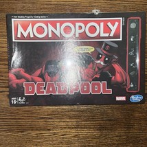 Monopoly Game: Marvel Deadpool Edition ~ Hasbro E2033 Board Game 2017 Se... - $34.65