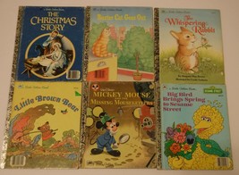 Little Golden Books for Children lot of 12 Mickey Mouse Little Brown Bear  - £7.56 GBP