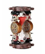 Atlantic Treasure Pirate Compass Ship &amp; Wheel Sand Timer Hourglass Decor... - $42.20 CAD