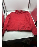 Vintage Polo Ralph Lauren Harrington Bomber Jacket Red Large L 90’s Made... - $1,185.69 MXN
