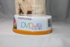 Memorex DVD-RW 25 Pack 4X / 4.7GB / 120 Min Rewritable Disc Sealed - £17.28 GBP