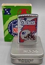 VINTAGE 1997 NFL New England PATRIOTS Chrome Zippo Lighter #453, NEW in ... - £36.75 GBP