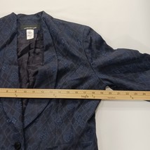 Jones New York RN#54050 Women's Blue/Black One-Button Blazer Jacket Size 8 image 7