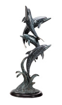 Oceanic Ballet Dolphin Quartet Statue - $2,600.53