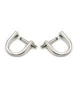 Fujiyuan 10 Pcs 10mm Metal Dee Ring Screw Detachable Belt Webbing Bag Bu... - $11.16 CAD