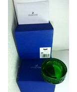 Swarovski 1 Crystal Shimmer Tea Light Candle Holder Green In Brand Box &amp;... - £217.27 GBP