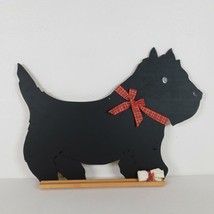 Scottish Terrier Scottie Dog Black Wall Hanging Chalkboard Duster Cloth ... - $14.52