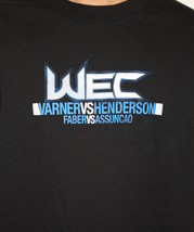 WEC VARNER vs HENDERSON /FABRE vs ASSUNCAO T-shirt XL - $9.95