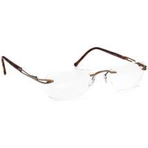 Silhouette Eyeglasses 6593 40 6051 Gunmetal/Brown Rimless Austria 51[]19... - £157.26 GBP