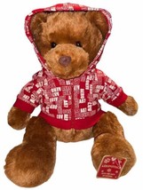 Aeropostale 2007 Stuffed Animal Brown Teddy Bear Plush With Aeropostale ... - £15.58 GBP