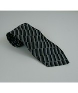 Arrow Gray &amp; Black Tie With Rectangle Designs - $17.58 CAD