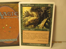 2001 Magic the Gathering MTG card #27/350: Spined Wurm - £0.78 GBP