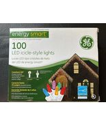 100 LED ICICLE-STYLE LIGHTS, 9.5&#39; 100W, 20 STRANDS - $313.17 MXN