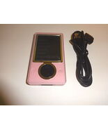 MICROSOFT  ZUNE  PINK  CUStOM 80GB...NEW BATTERY...NEW HARD DRIVE... - $189.99