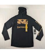 Browning Light Weight Hoodie Medium Black Cotton Camo Graphic New - $33.99