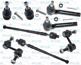 8Pcs Front End Kit Lower Ball Joints Tie Rods Ends Sway Bar Subaru Forester XT - £74.39 GBP