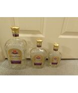 EMPTY CROWN ROYAL Whiskey Bottle With Top  375 ml, 750ml, 1 L New Style - $16.30+