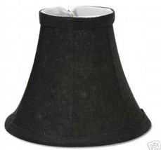 New BLACK w WHITE Lining Mini Chandelier Lamp Shade Shades - $13.00